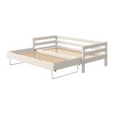 Single Bed with Pull-out Bed, 90x200 cm, White SINGLE_BED single-bed-with-pull-out-bed-white-washed-1  flexa-com.myshopify.com