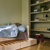 Single Bed with Pull-out Bed, 90x200 cm, White