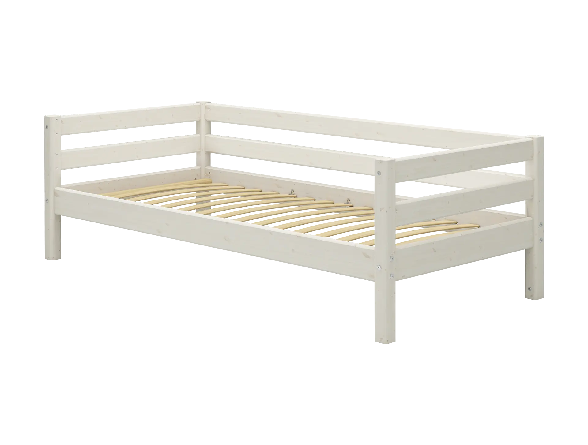 Single Bed, 90x200 cm, White SINGLE_BED daybed-white-washed  flexa-com.myshopify.com