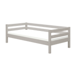 FLEXA Sicherheitsgitter in voller Länge in Grau, 200 cm, robuste, kindersichere Ausführung für Kinderbetten, abgebildet auf weißem Hintergrund.