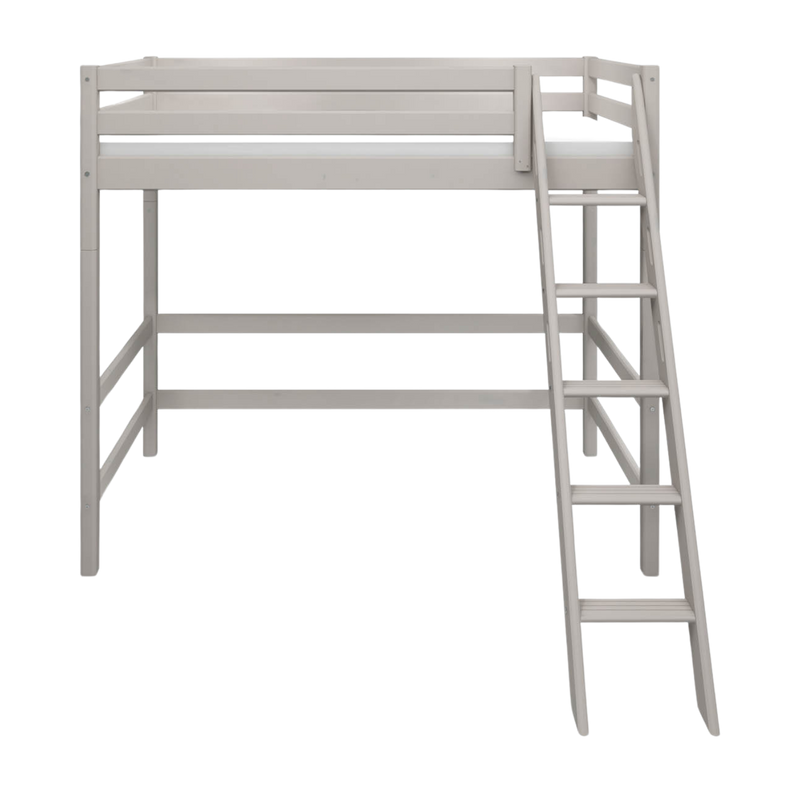 High Bed with slanting ladder