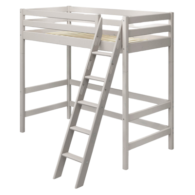 High Bed with slanting ladder