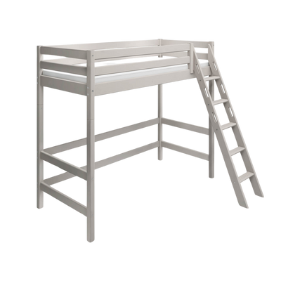 High Bed with slanting ladder
