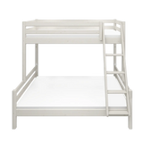 Family Bunk Bed 184 cm with Ladder and Safety Rail, 90/140x200 cm, White BUNKBED family-bed-white-washed-1  flexa-com.myshopify.com