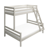 Family Bunk Bed 184 cm with Ladder and Safety Rail, 90/140x200 cm, White BUNKBED family-bed-white-washed-1  flexa-com.myshopify.com