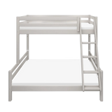 Family Bunk Bed 184 cm with Ladder and Safety Rail, 90/140x200 cm, Grey BUNKBED family-bed-grey-washed-1  flexa-com.myshopify.com