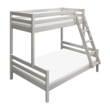 Family Bunk Bed 184 cm with Ladder and Safety Rail, 90/140x200 cm, Grey BUNKBED family-bed-grey-washed-1  flexa-com.myshopify.com