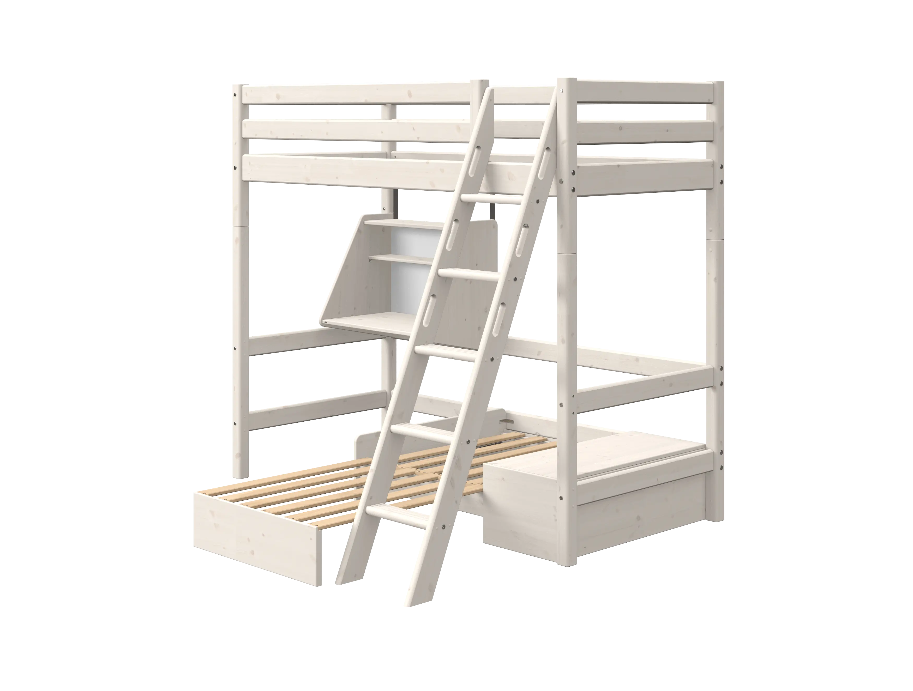 High Bed with casa module BED_CLASSIC_HIGH-BED high-bed-with-casa-module-white-washed-2  flexa-com.myshopify.com