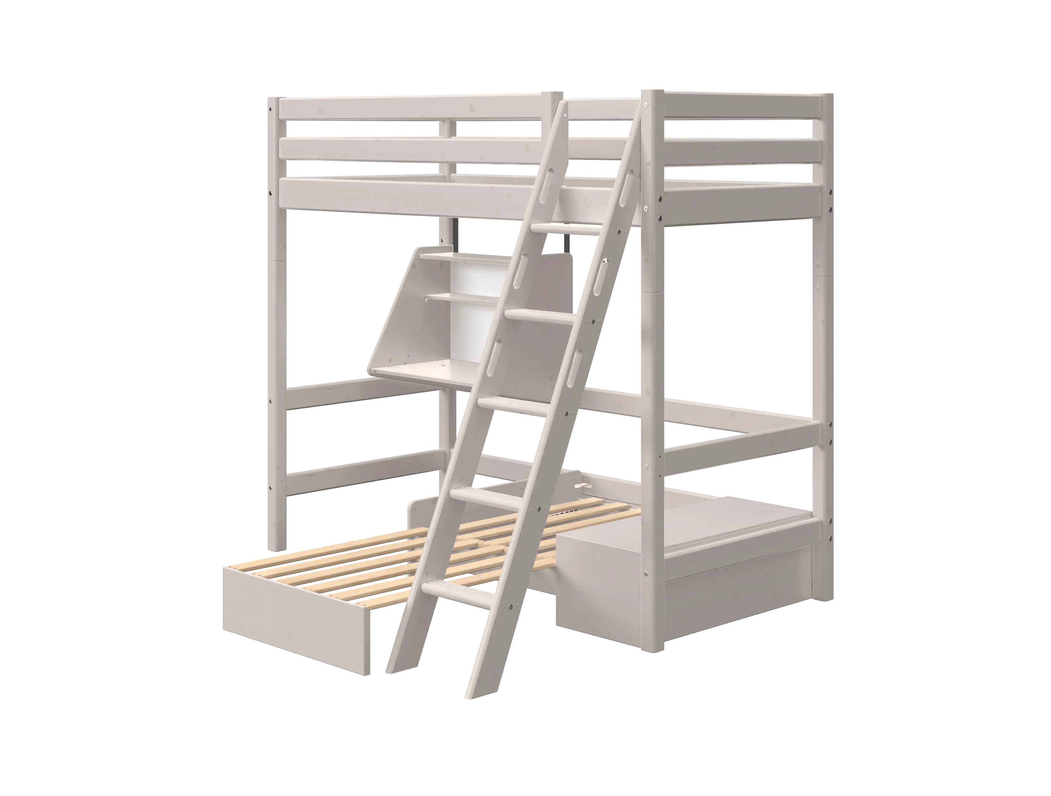 High Bed with casa module BED_CLASSIC_HIGH-BED high-bed-with-casa-module-grey-washed-3  flexa-com.myshopify.com