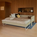 Lit simple 90x200 cm avec lit gigogne 90x190 cm, Sand