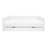 Single Bed with Pull-out Bed, 90x200 cm, White