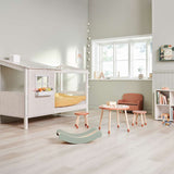 Single Bed with 1/2 House, Ladder, 90x200 cm, White