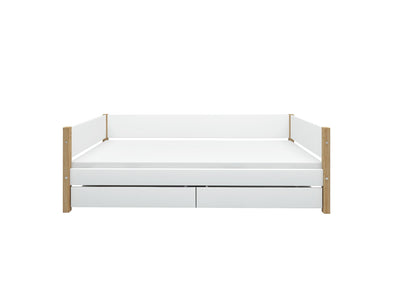 Daybed med hoved-, bag- og endegavl