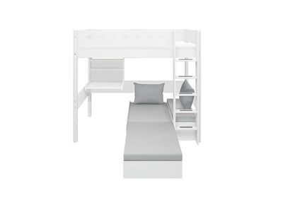 Lit mezzanine avec module Casa + Matelas en mousse pour module de couchage Casa