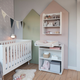 ROOMIE Changing table, 1 shelf, White