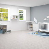 ROOMIE Changing table, 1 shelf, White