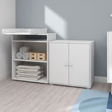 ROOMIE Changing table, 1 shelf, White