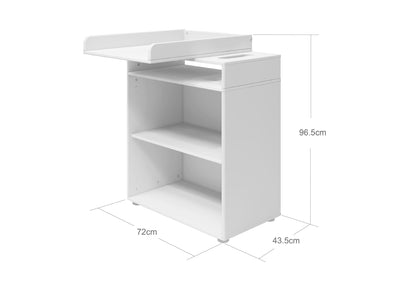 Changing table, 1 shelf