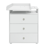 Wickeltisch, 3 Schubladen