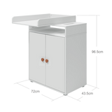 Changing table, 2 doors