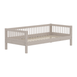Single Bed with, 90x200 cm, Grey
