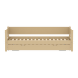 Single Bed with Pull-out Bed, 90x200 cm, Sand