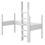 BALDUR Straight Ladder and Legs for High Bed, 90x200 cm, White LADDER_LEGS 200 flexa-com.myshopify.com