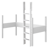 BALDUR Straight Ladder and Legs for High Bed, 90x200 cm, White LADDER_LEGS 200 flexa-com.myshopify.com