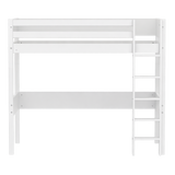 Cama alta con sofá y colchón de sofá, 90x200 cm