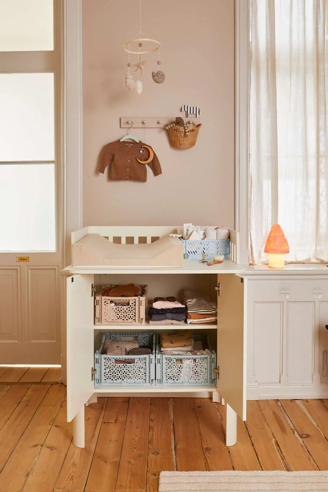 Changing Table, 73.2x80 cm, Cream BABY ACTIVE flexa-com.myshopify.com