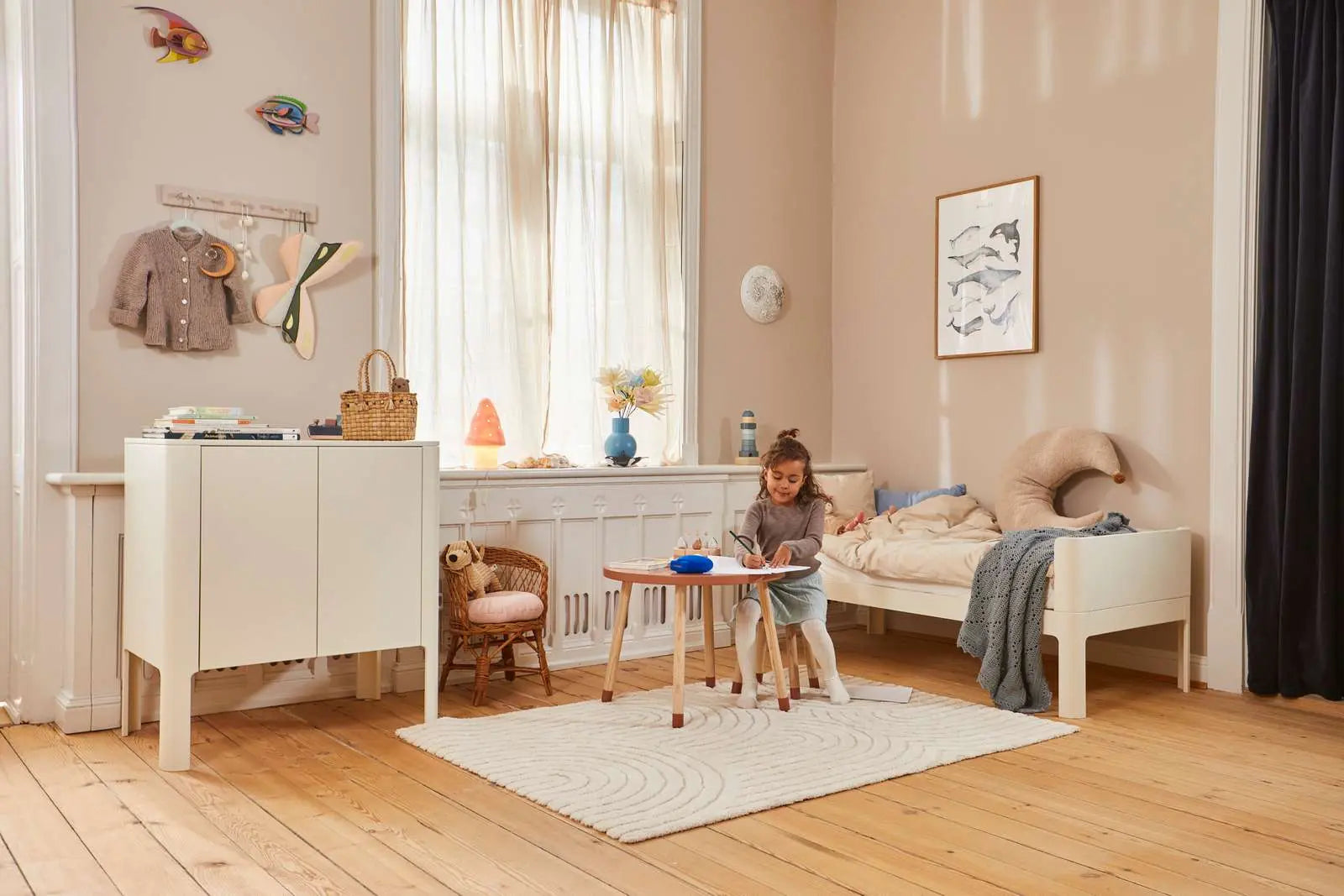 Changing Table, 73.2x80 cm, Cream BABY ACTIVE flexa-com.myshopify.com