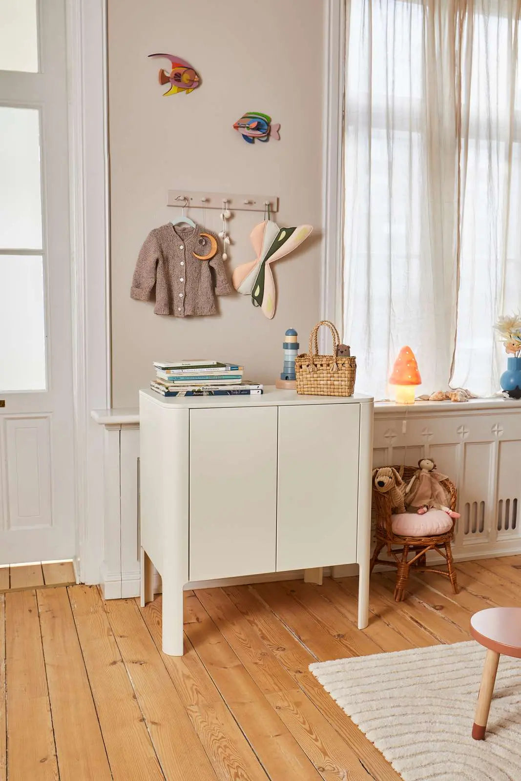 Changing Table, 73.2x80 cm, Cream BABY ACTIVE flexa-com.myshopify.com