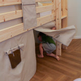 Play Curtain for Beds, Beige