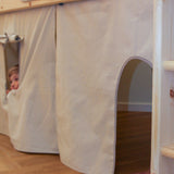 Play Curtain for Beds, Beige