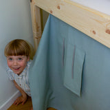 Play Curtain for Beds, Blue