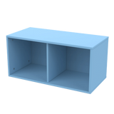 ROOMIE Boekenkast, 72 cm, MDF, Blue Skies