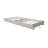 Drawers for Single- and Bunk Bed, White ACCESSORIES 200 flexa-com.myshopify.com