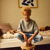 DOTS Kids Stool, Cream