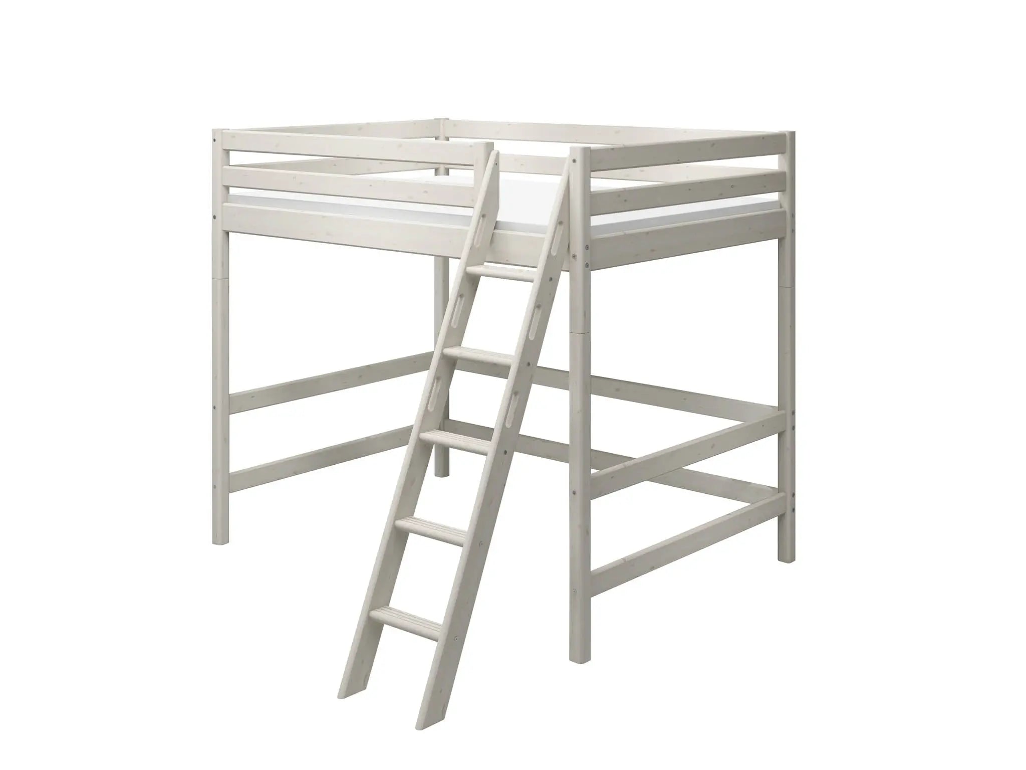 High Bed with slanting ladder BED_CLASSIC_HIGH-BED 190 flexa-com.myshopify.com