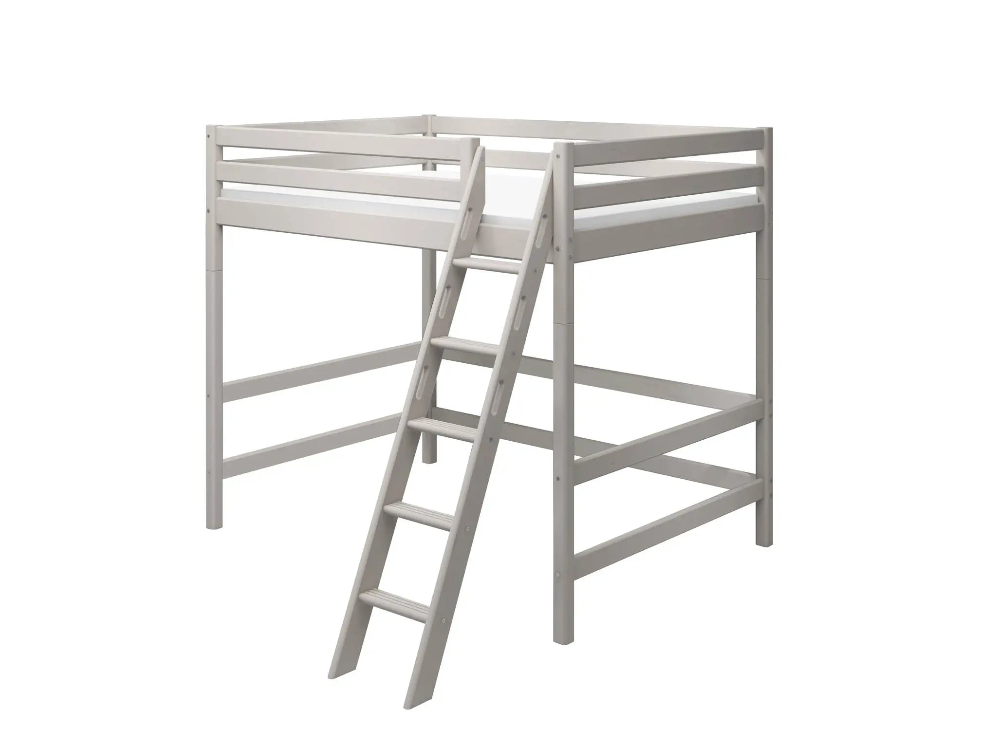 High Bed with slanting ladder BED_CLASSIC_HIGH-BED 200 flexa-com.myshopify.com