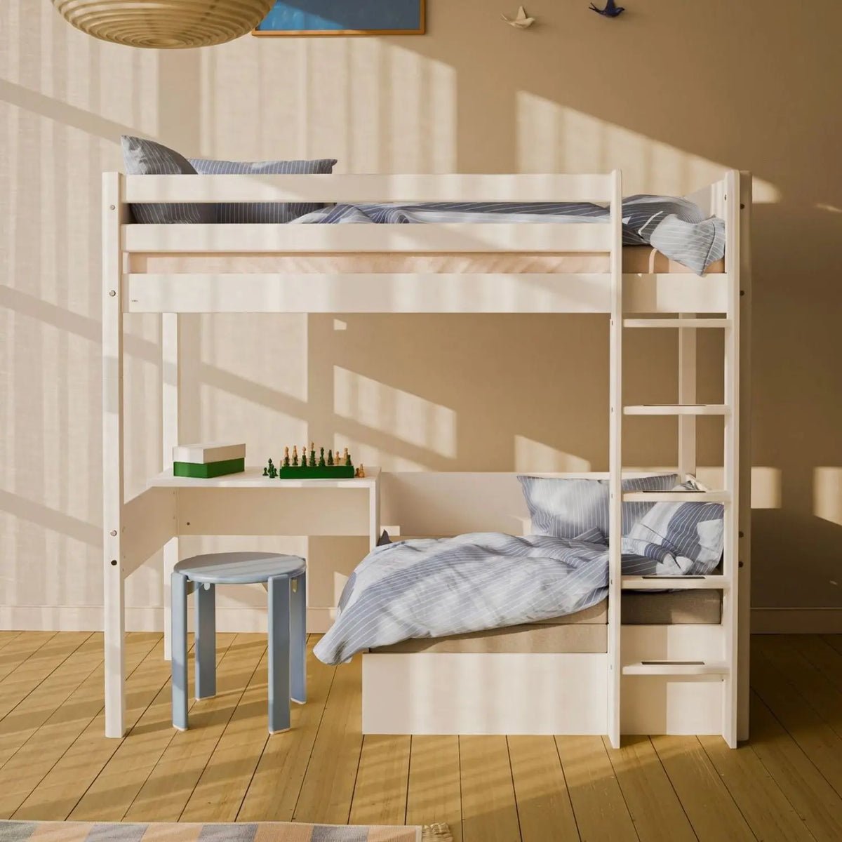 High bed with sofa, desk and mattress, 90x200 cm BALDUR_BED_HIGH-BED _badge_LIMITED EDITION flexa-com.myshopify.com