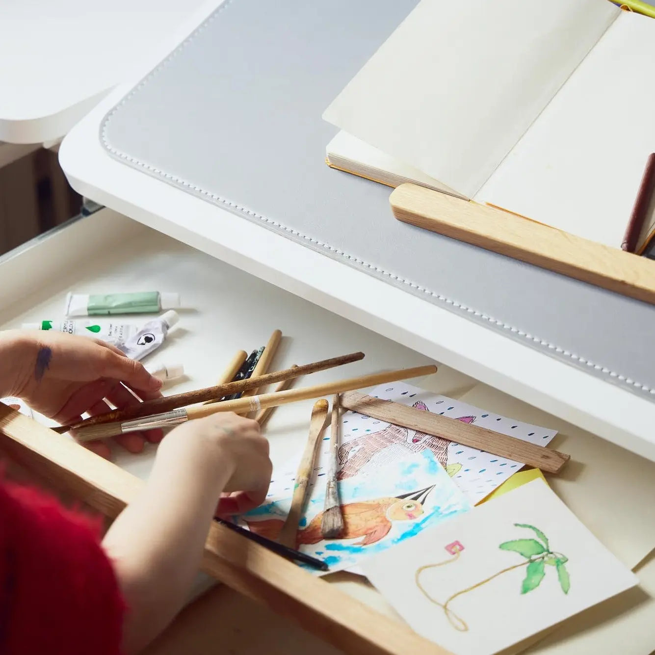 Metal drawer DESK-ACCESSORY_DRAWER_STUDY ACTIVE flexa-com.myshopify.com