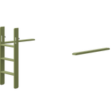 Popsicle - Straight ladder for Mid-High Bed LADDER _badge_last_chance flexa-com.myshopify.com