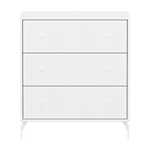 SAGA Chest, 3 drawer, White with Grooves CHEST ACTIVE flexa-com.myshopify.com