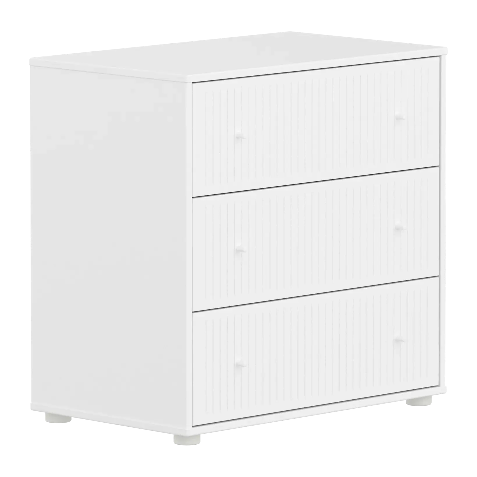 SAGA Chest, 3 drawer, White with Grooves CHEST ACTIVE flexa-com.myshopify.com