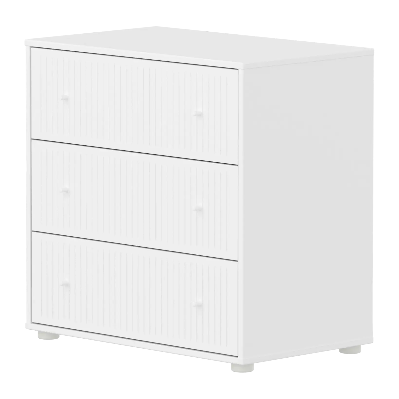 SAGA Chest, 3 drawer, White with Grooves CHEST ACTIVE flexa-com.myshopify.com