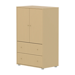 SAGA Cupboard, 2 door & 2 drawer, Sand with grooves CUPBOARD ACTIVE flexa-com.myshopify.com