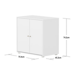 SAGA Cupboard, 2 doors, White CUPBOARD ACTIVE flexa-com.myshopify.com