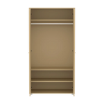 SAGA Wardrobe, 2 door, Sand with grooves WARDROBE ACTIVE flexa-com.myshopify.com