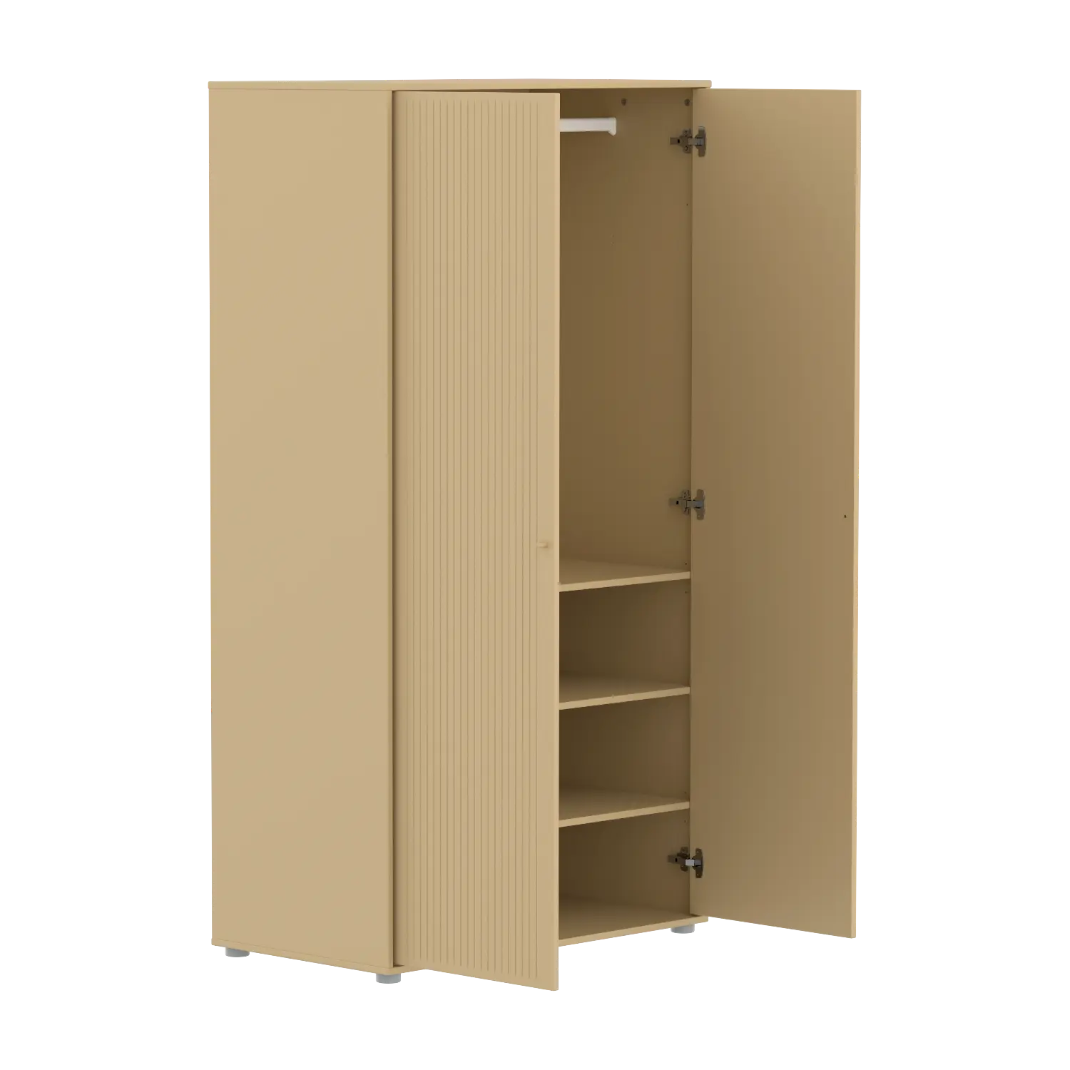 SAGA Wardrobe, 2 door, Sand with grooves WARDROBE ACTIVE flexa-com.myshopify.com